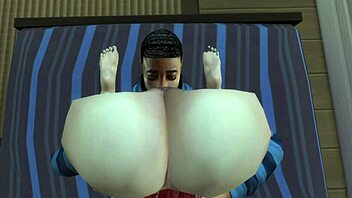 black man fucks redhead white woman in her room with big cock