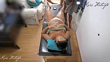 Married wife flashing her big tits for you