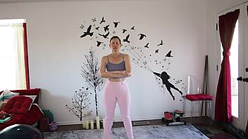 Intense Yoga Lesson With Mature Babe!