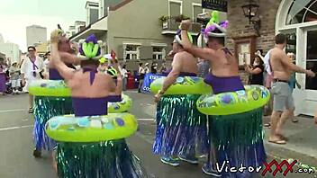 Monster cock anal assfucking with blowjob and rimjob bareback