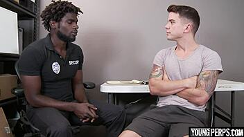 Black Cop Pounds Straight Teen 18+ Hard