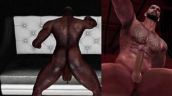 Watch this hot gay sex scene with bareback fucking and cumshots – so exciting!