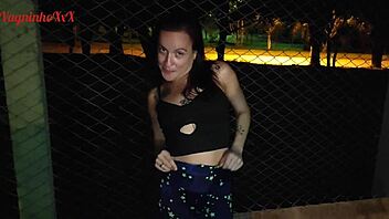 Hot Skinny Latina Pissing And Showing Her Beautiful Ass In Public Park