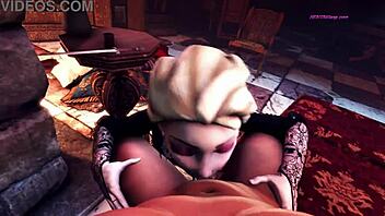 Elsa's 3D porn journey in The Queen's Secret