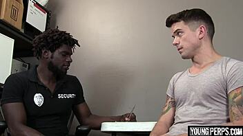 Black Cop Pounds Straight Teen 18+ Hard