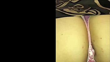 french amateur slut in pink satin panties gets drilled