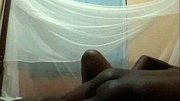 Ebony Amateur's Pussy Drilled with Anal Creampie.