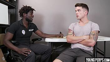 Black Cop Pounds Straight Teen 18+ Hard