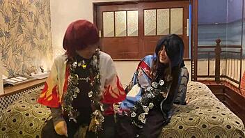 Wife In Costume Gets Deepthroat And Creampie On Halloween Day