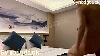 Handsome gay couple fucking bareback
