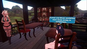 Monster girl sex doll performs a sexy dance in hentai episode 9