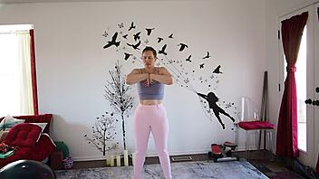 Intense Yoga Lesson With Mature Babe!