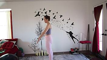 Intense Yoga Lesson With Mature Babe!