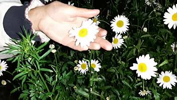 gay housekeeper bangs after garden stroll