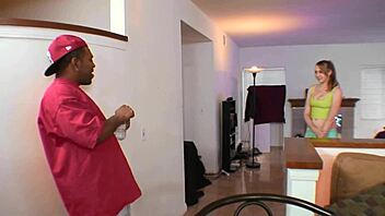 Thick Cock Black Dude Loves Interracial Sex With Perfect Little 18+ White Slut Whore Cagle