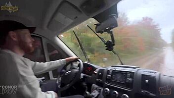 nighttime camping gets wild with conor, fuckin hot pov, oops!