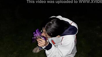 gay housekeeper bangs after garden stroll