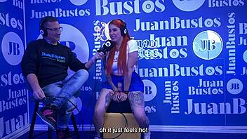 andrea pardo cums five times on sex machine