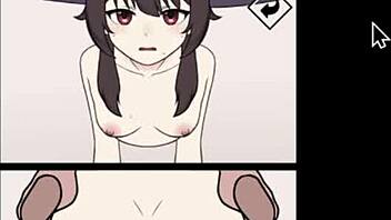 girls stick to together girl on the wall ep 1 with huge boobs and tits 😍