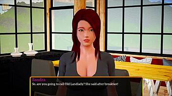 Homemade big tits ass in erotic game