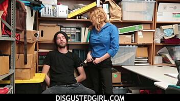 Officer Krissy Lynn Takes Advantage Of Criminal With Big Cock