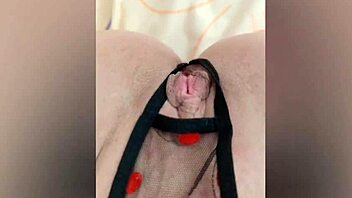 Young and skinny college girl achieves orgasm by self-pleasure