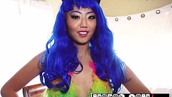 Asian Girl Miko Dai Undresses Hidden!