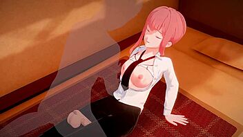 Miss Makima Moans While Being Penetrated - 3d Hentai