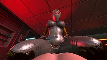 Twins sex scene in atomic heart 3d animation