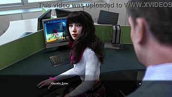 3D animated porn with fingering and cunilingus in a fashion business environment