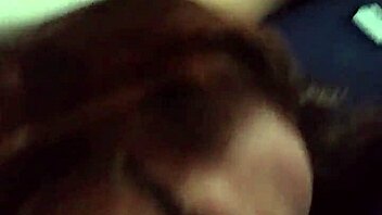 Husband Fingers Tight Pussy and Ass of Nerdy Brunette Wife in Wild Session