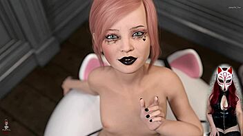 Milf Deepthroats Monster Cock in Shadows Ep 3 Hardcore.