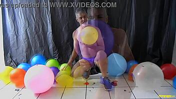 balloon play with gay dilf richard lennox