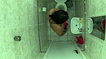 Went to friend's bathroom to pee, ended up getting bent over and fucked