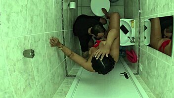 Went to friend's bathroom to pee, ended up getting bent over and fucked