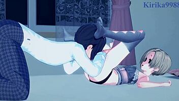 Intense Sex With Koume Shirasaka And Hinako Kita In Hentai