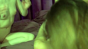 homemade threesome with my wife and her beautiful brunette best friend