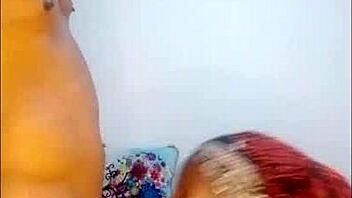 the colombian streaming model jhodez1 went live on private webcam, spitting and handling cum like a whore