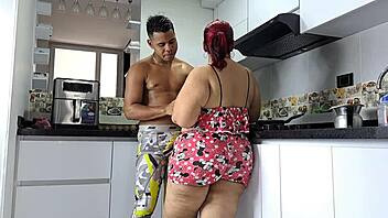 I have homemade sex video of my stepmother in the kitchen