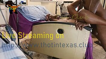 Big ass homemade video with a black beauty in Texas