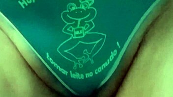 i got these panties with a spicy phrase for my pussy