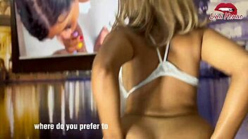 lina henao watches her porn and gets horny for joi