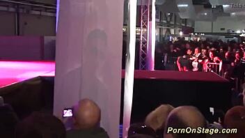 Dare To Watch Real Lesbian Sex On A Public Stage With Voyeurs?