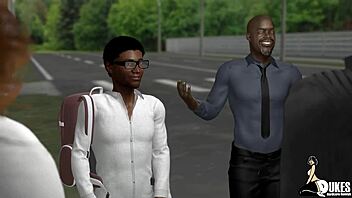 freaky bbc encounters their next conquest in hidden cam with big ass and panties