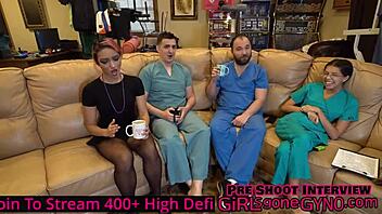 Gyno exam with latex gloves and speculum in Florida hospital
