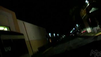Old and young couple gets wild in warehouse
