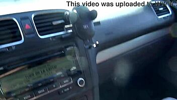 Public sex in a car in Marseille with an Arab and Black man
