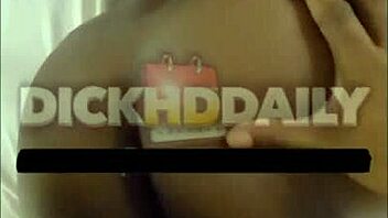 Guy gives backshots to thick chocolate ass bareback.