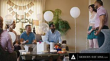 Casey says, 'Hubby, this sneaky sex is turning into a wild gangbang with in-laws.'