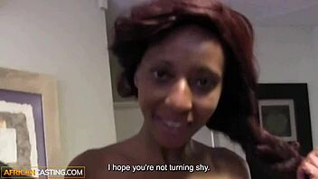 Gorgeous Ebony Princess Drowns in White Dick at Casting, My Mistake!